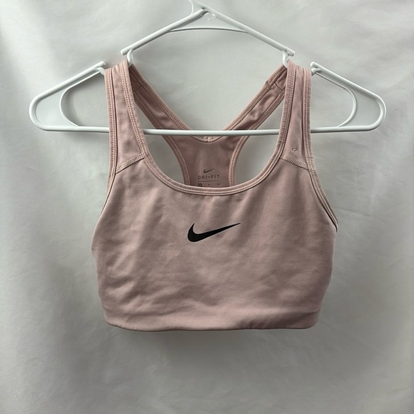 Nike Pink Dri-Fit Sports Bra Size Small - Picture 1 of 5